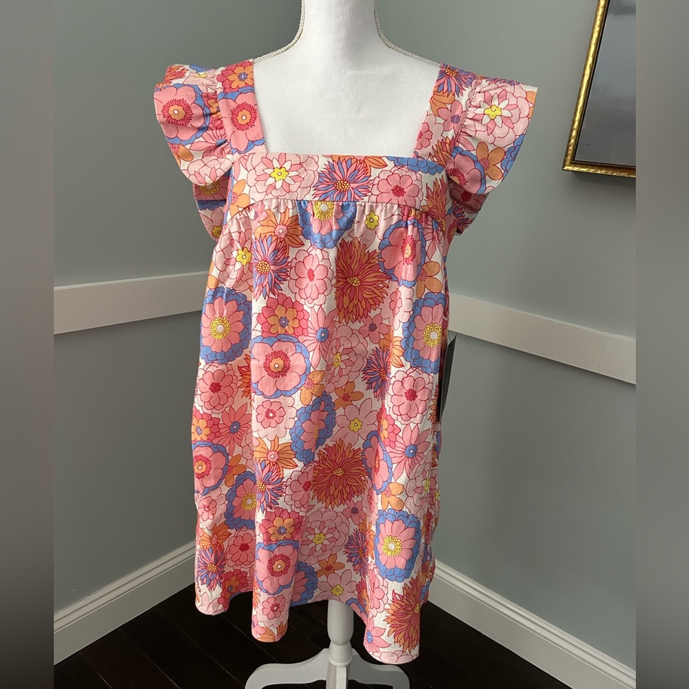 NWT Tuckernuck Folly Floral Hazel Flutter Sleeve Dress
